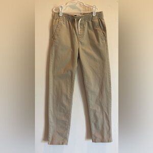 Old Navy Boy’s Slim Taper Pull-On Chino Pants, A Stones Throw, Size L(10-12)